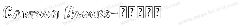 Cartoon Blocks字体转换